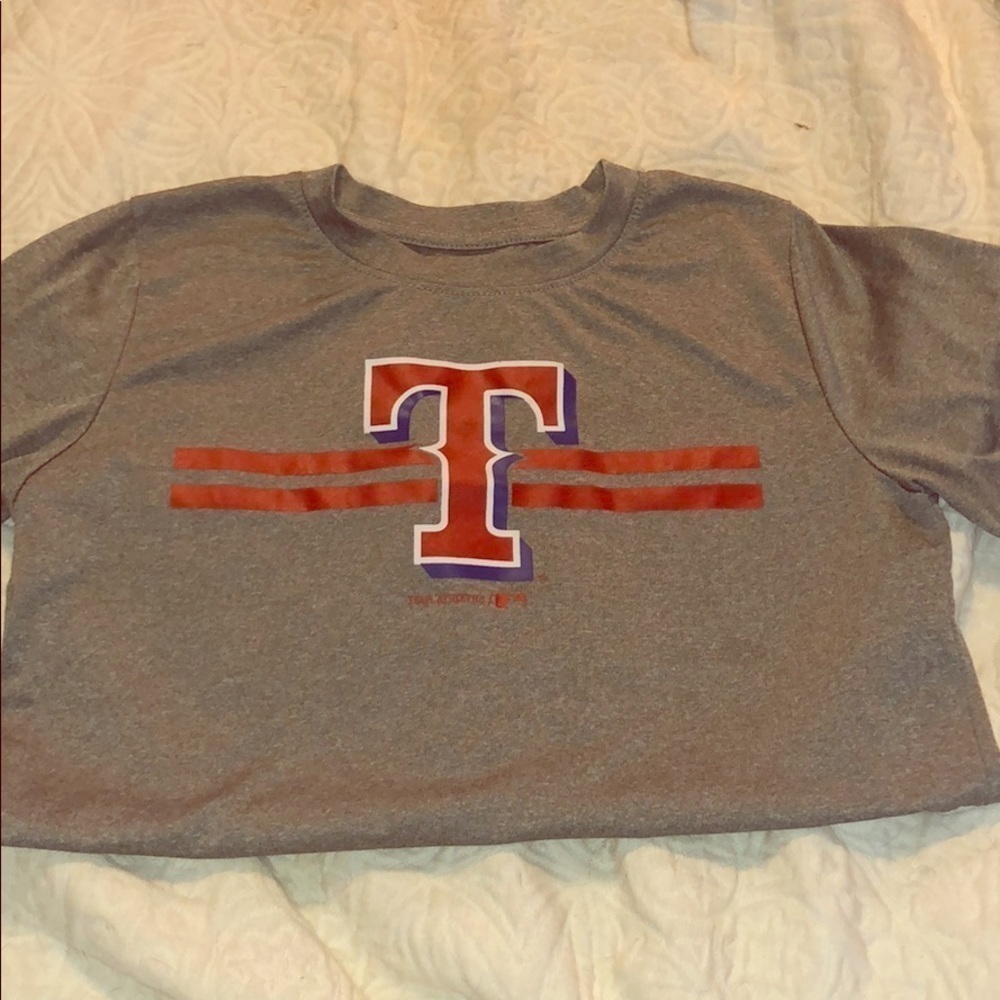 Boys TX Rangers Shirt M‎ 8/10